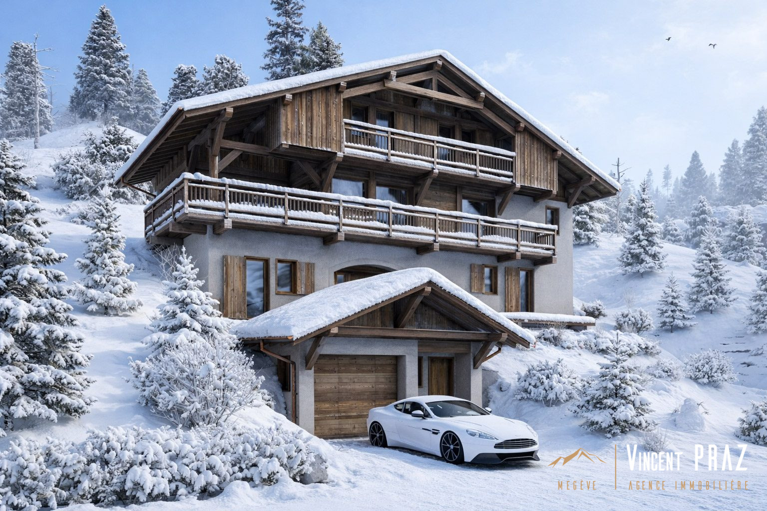 Chalet vue Mont Blanc - Photo 1